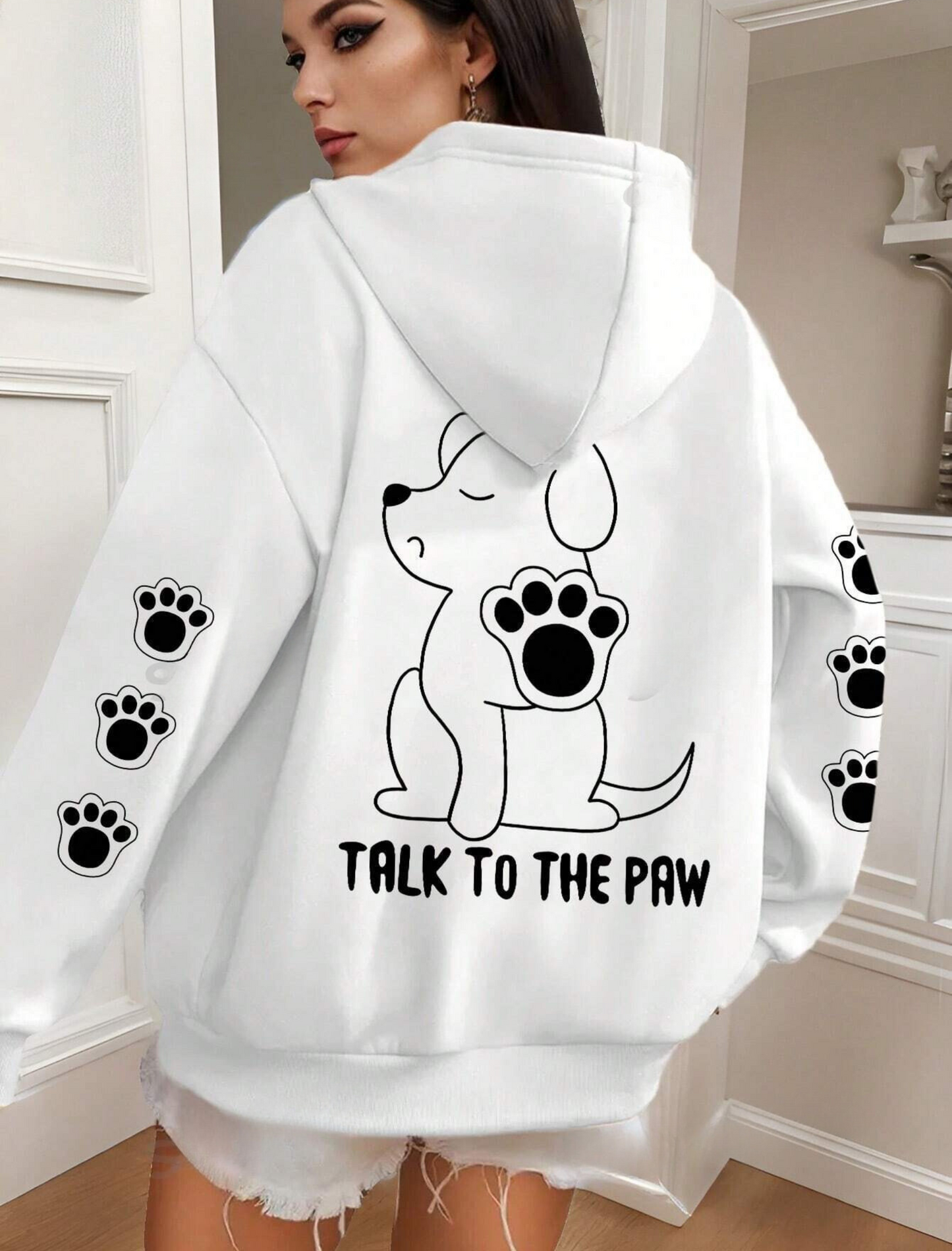 Talk To The Paw Hoodie