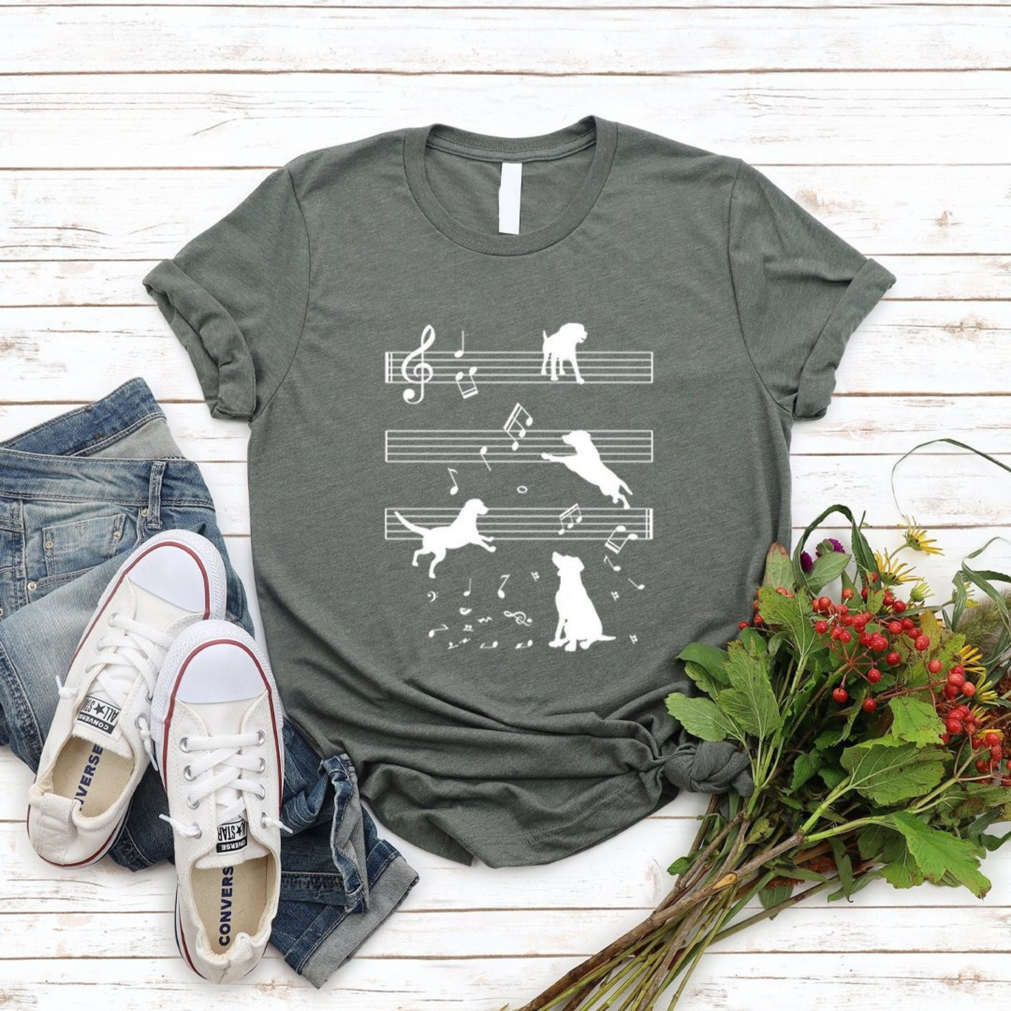 Dog Music Tee