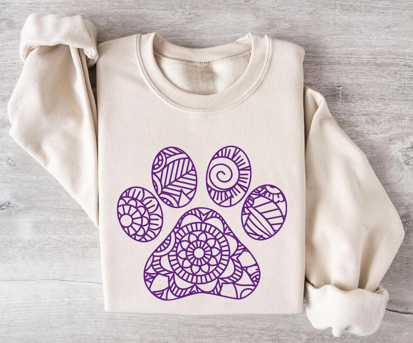 Mandala Paw Sweater