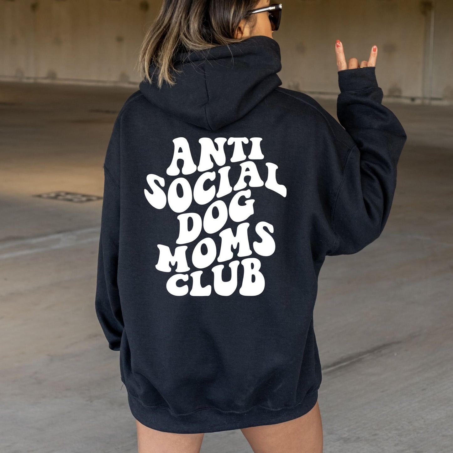 Anti Social Dog Mom's Club Hoodie V5