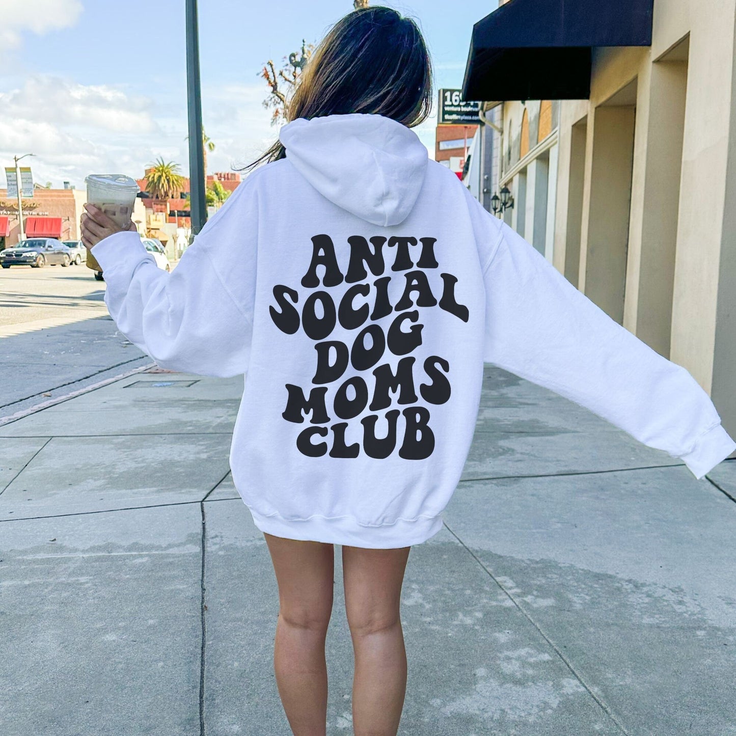 Anti Social Dog Mom's Club Hoodie V5
