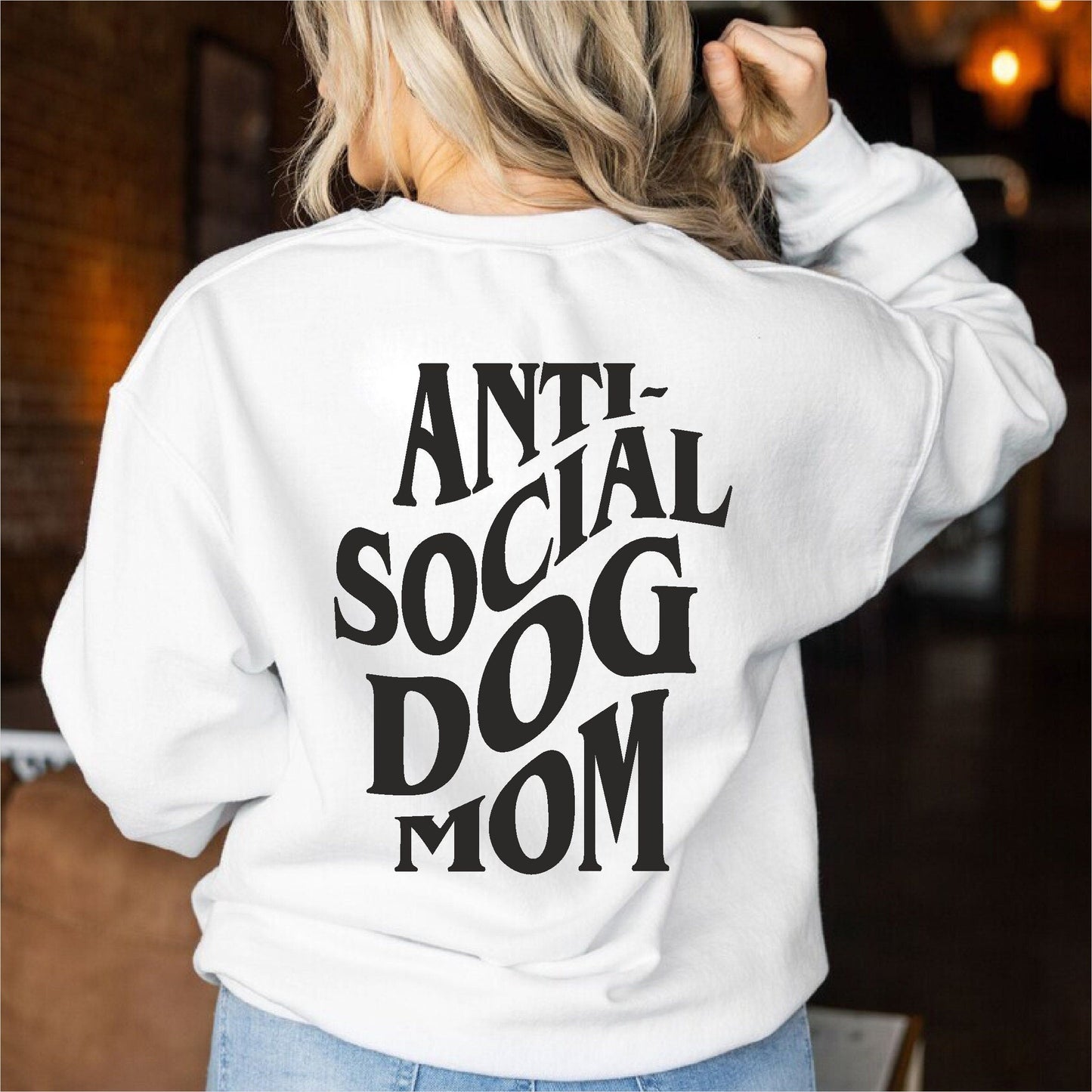Anti Social Dog Mom Sweater