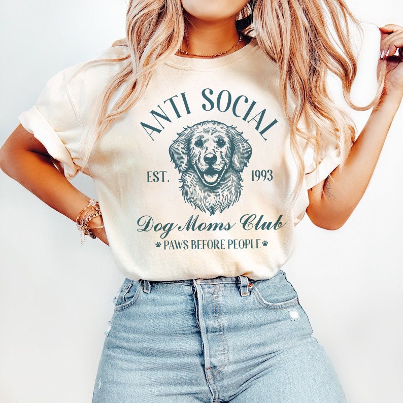 Anti Social Dog Mom T-Shirt