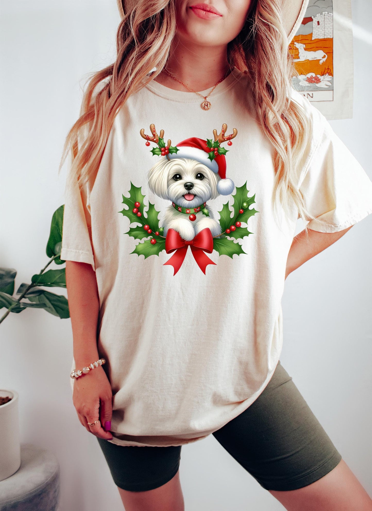 Christmas Maltese Dog Sweater