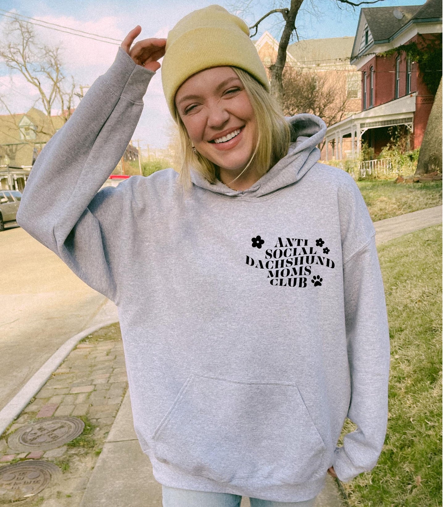 Antisocial Dachshund Mom Hoodie