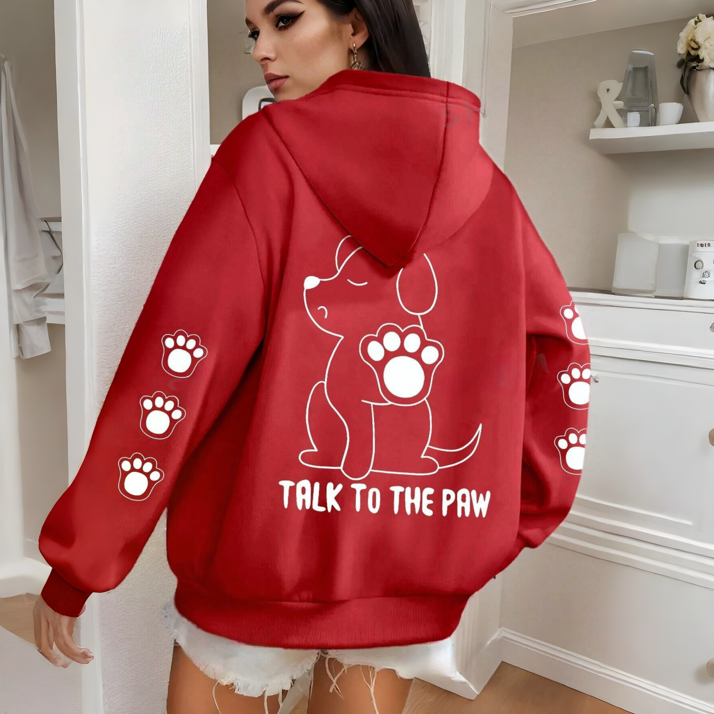 Talk To The Paw Hoodie