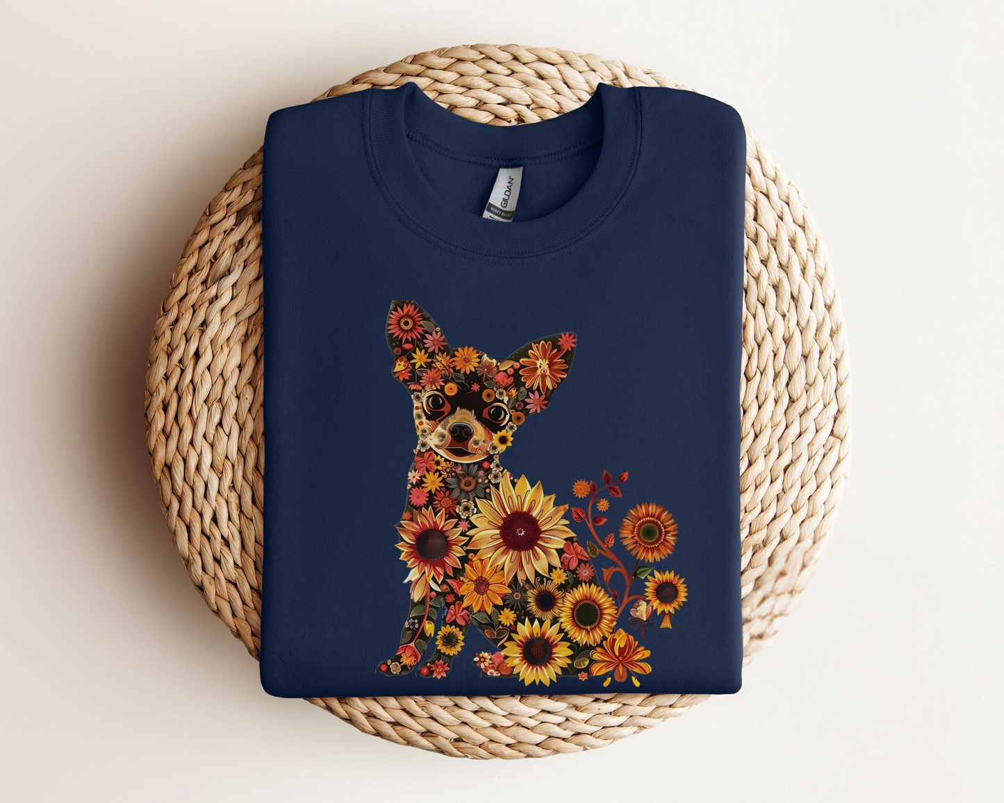 Floral Chihuahua Sweater