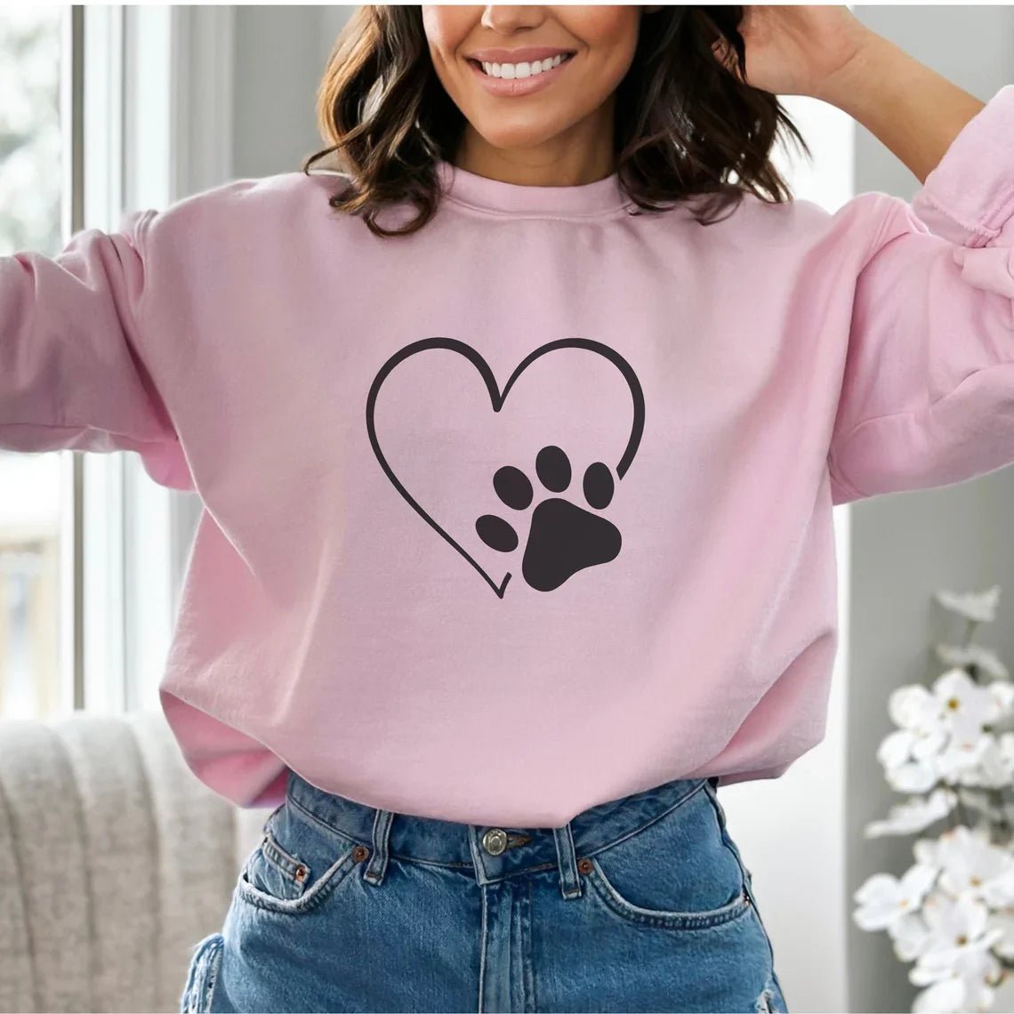 Heart Paw Sweater