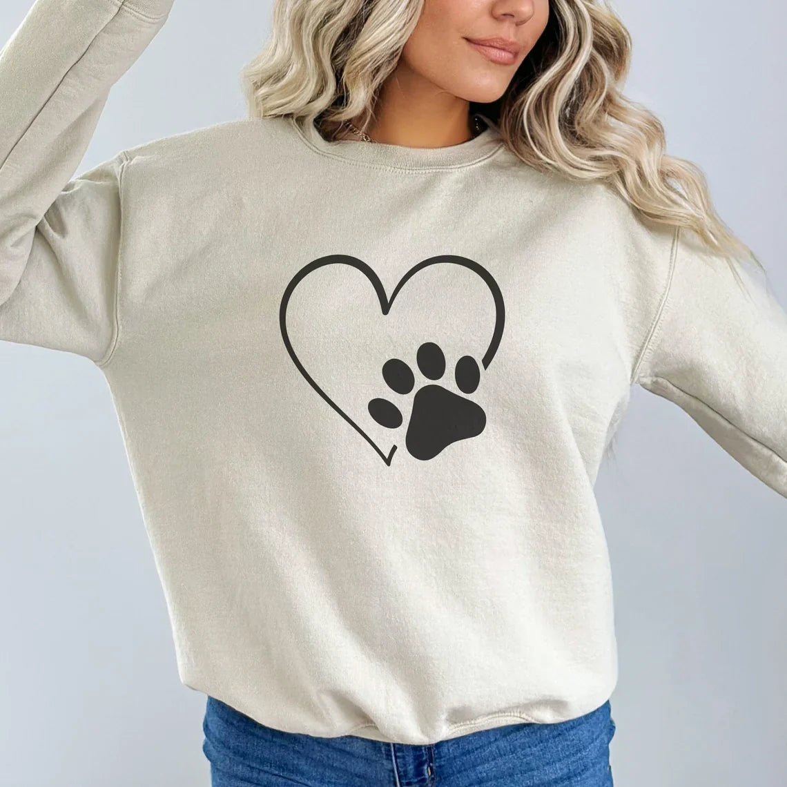 Heart Paw Sweater