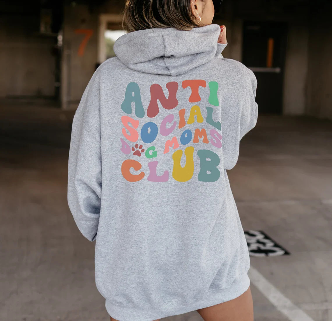 Anti Social Dog Mom Hoodie V2