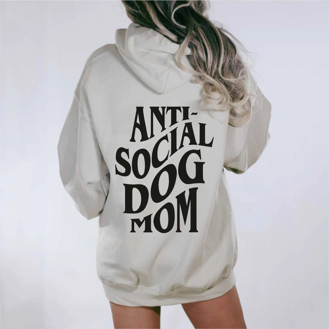 Anti Social Dog Mom Hoodie