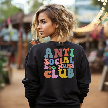 Anti Social Dog Mom Hoodie V2