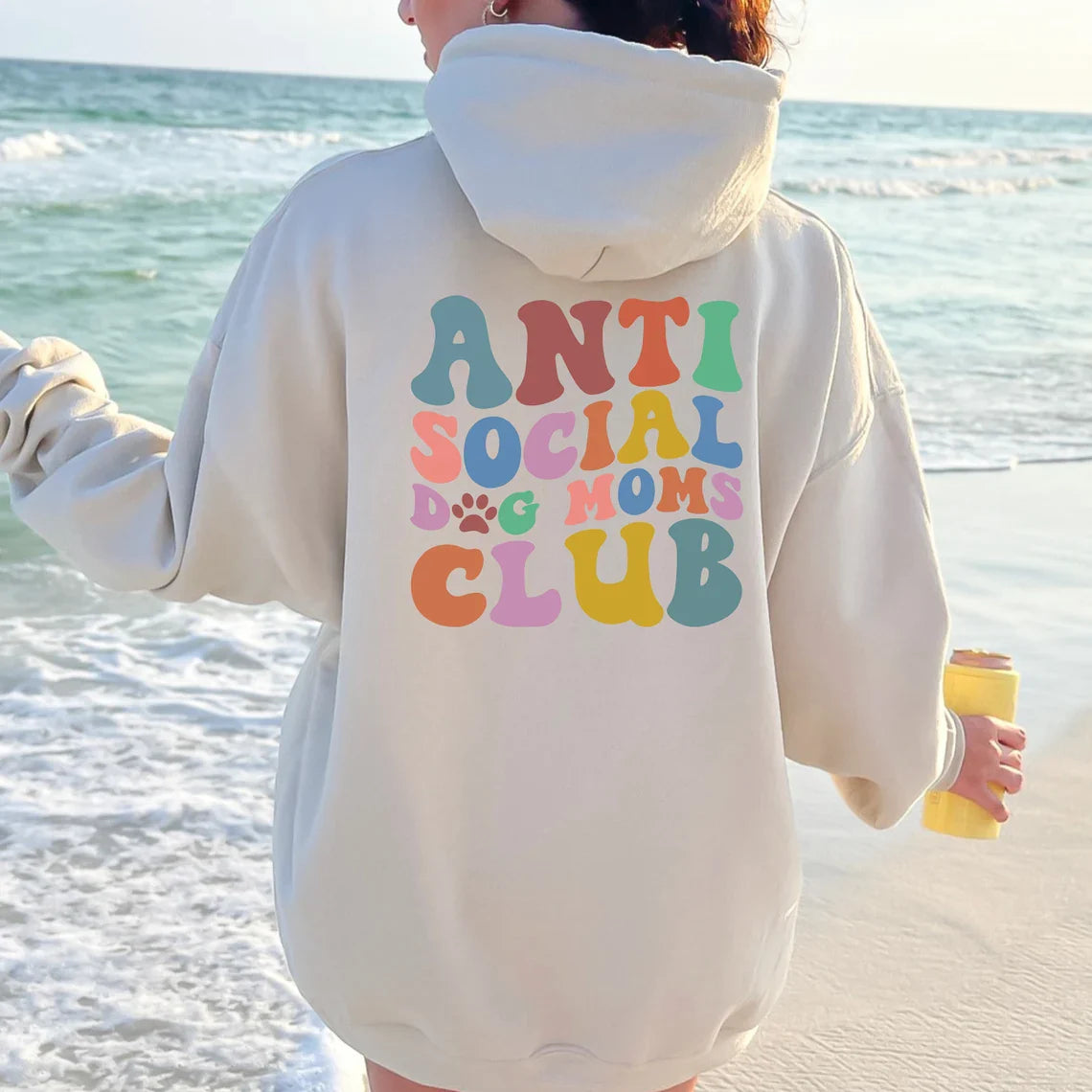 Anti Social Dog Mom Hoodie V2