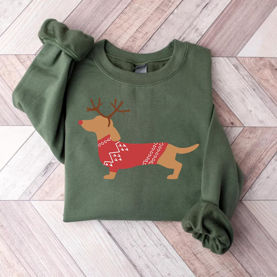 Dachshund Christmas Sweatshirt