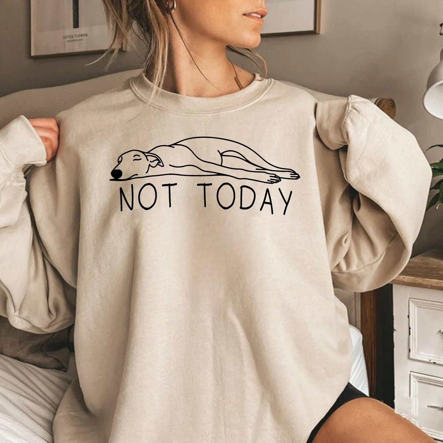 Greyhound Not Today Sweater