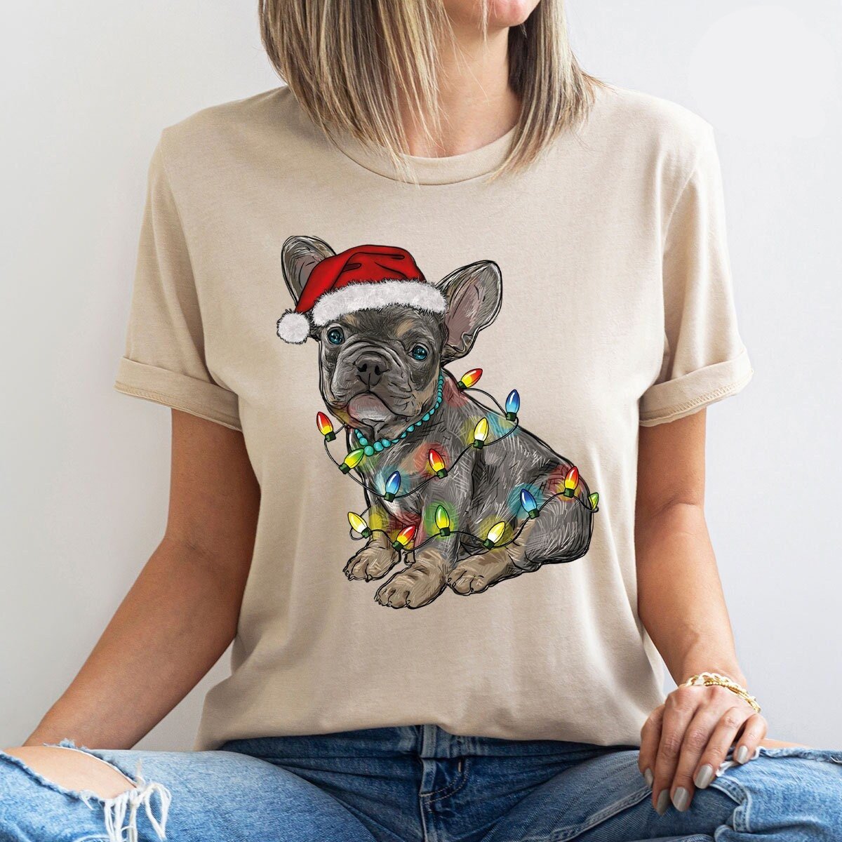 French Bulldog Christmas T-Shirt