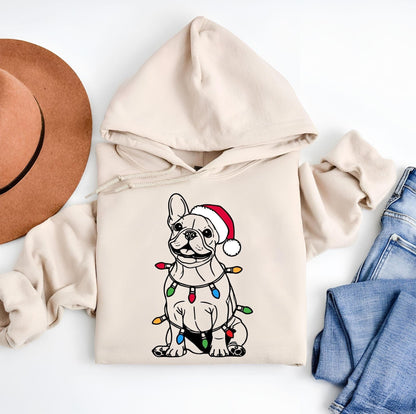 French Bulldog Christmas Hoodie