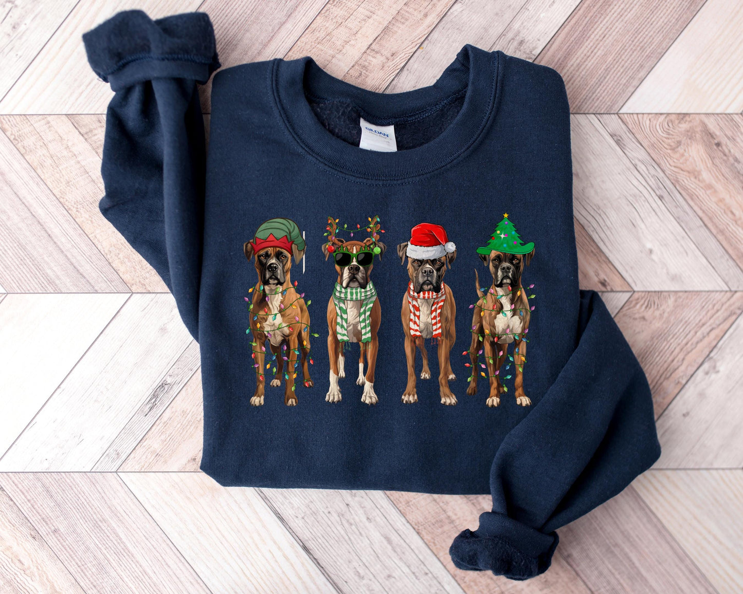 Christmas Boxer Sweater